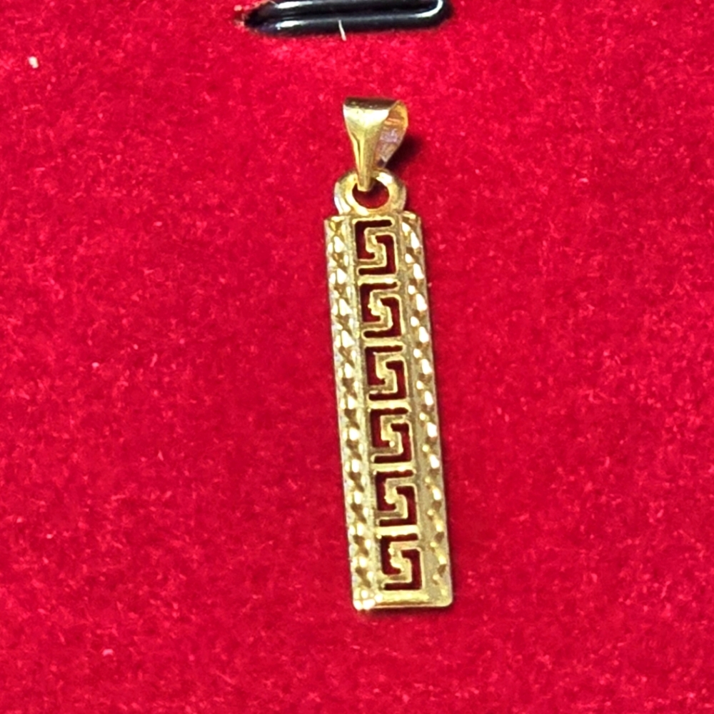 18k Real Gold Pendant